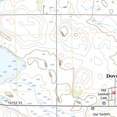 United States Geological Survey Dovray, MN (2022, 24000-Scale) digital map
