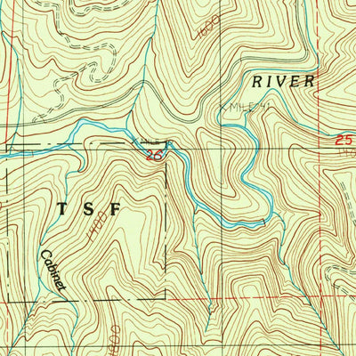 United States Geological Survey Dovre Peak, OR (1984, 24000-Scale) digital map