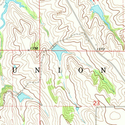 United States Geological Survey Dow City, IA (1971, 24000-Scale) digital map