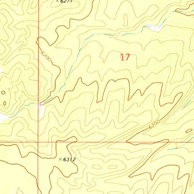 United States Geological Survey Dow Mountain, NV (1972, 24000-Scale) digital map