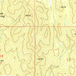 United States Geological Survey Dow Mountain, NV (1972, 24000-Scale) digital map