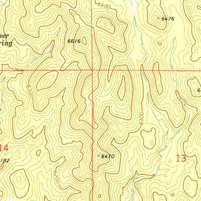 United States Geological Survey Dow Mountain, NV (1972, 24000-Scale) digital map