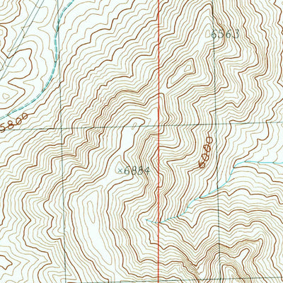 United States Geological Survey Dowdell Canyon, UT (1991, 24000-Scale) digital map