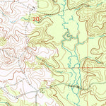 United States Geological Survey Dowden Creek, LA (1954, 24000-Scale) digital map