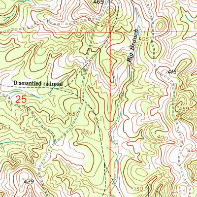 United States Geological Survey Dowden Creek, LA (1954, 24000-Scale) digital map