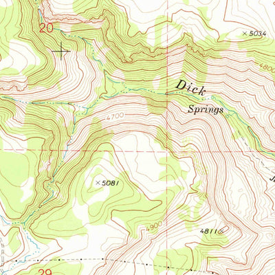 United States Geological Survey Dowell Butte, OR (1977, 24000-Scale) digital map