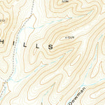 United States Geological Survey Dowman Canyon, TX (1978, 24000-Scale) digital map