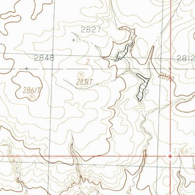 United States Geological Survey Down Reservoir, MT (1984, 24000-Scale) digital map