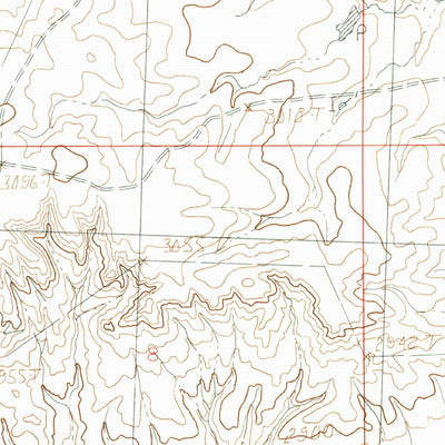 United States Geological Survey Down Reservoir NW, MT (1984, 24000-Scale) digital map