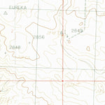 United States Geological Survey Down Reservoir SW, MT (1984, 24000-Scale) digital map