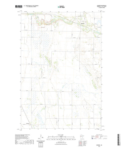 United States Geological Survey Downer, MN (2022, 24000-Scale) digital map