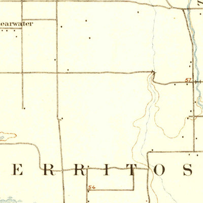 United States Geological Survey Downey, CA (1896, 62500-Scale) digital map