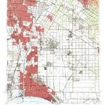 United States Geological Survey Downey, CA (1943, 62500-Scale) digital map