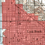 United States Geological Survey Downey, CA (1943, 62500-Scale) digital map
