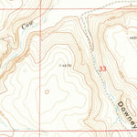 United States Geological Survey Downey Canyon, OR (1969, 24000-Scale) digital map