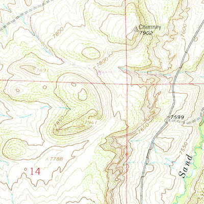 United States Geological Survey Downey Lakes, WY (1963, 24000-Scale) digital map