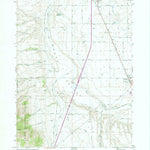 United States Geological Survey Downey West, ID (1968, 24000-Scale) digital map