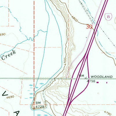 United States Geological Survey Downey West, ID (1968, 24000-Scale) digital map