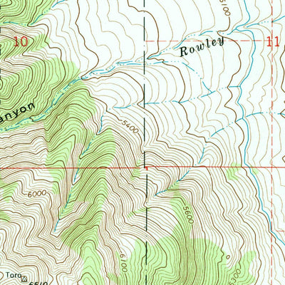 United States Geological Survey Downey West, ID (1968, 24000-Scale) digital map