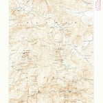 United States Geological Survey Downieville, CA (1891, 125000-Scale) digital map