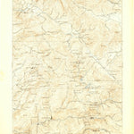 United States Geological Survey Downieville, CA (1895, 125000-Scale) digital map