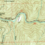 United States Geological Survey Downieville, CA (1951, 24000-Scale) digital map