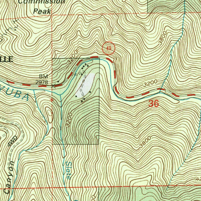 United States Geological Survey Downieville, CA (2000, 24000-Scale) digital map