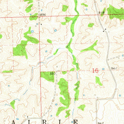 United States Geological Survey Downing NW, MO (1965, 24000-Scale) digital map