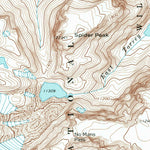 United States Geological Survey Downs Mountain, WY (1968, 24000-Scale) digital map