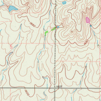 United States Geological Survey Downs North, KS (1960, 24000-Scale) digital map
