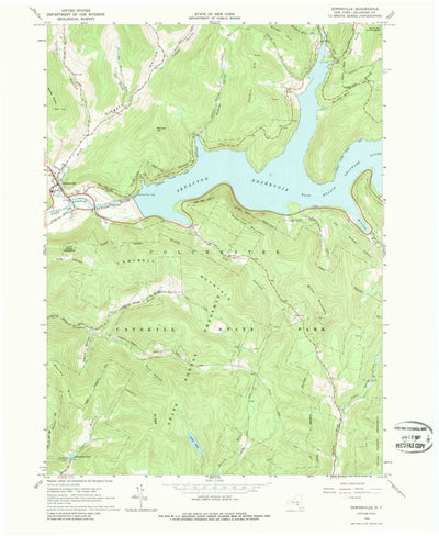 United States Geological Survey Downsville, NY (1965, 24000-Scale) digital map