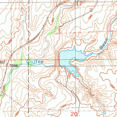 United States Geological Survey Doxey, OK (1989, 24000-Scale) digital map