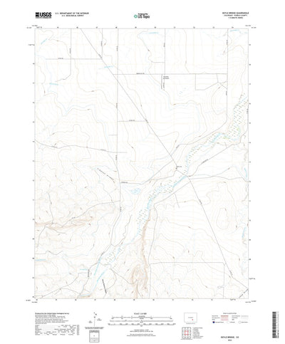 United States Geological Survey Doyle Bridge, CO (2022, 24000-Scale) digital map