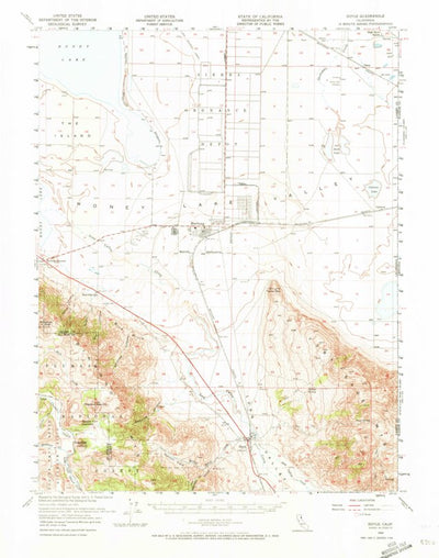 United States Geological Survey Doyle, CA (1954, 62500-Scale) digital map