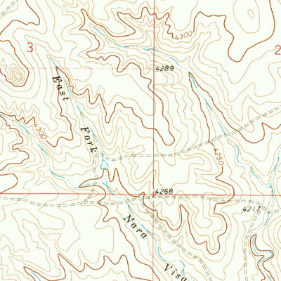 United States Geological Survey Doyle Hill, NM-TX (1971, 24000-Scale) digital map