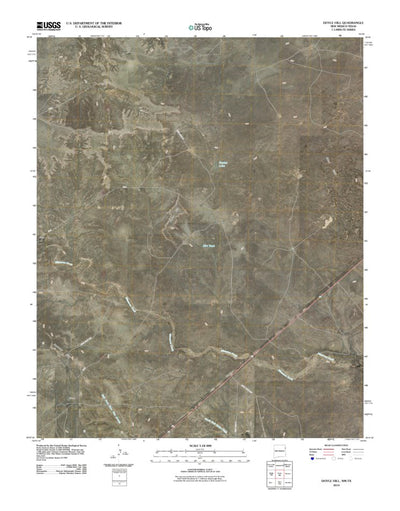 United States Geological Survey Doyle Hill, NM-TX (2010, 24000-Scale) digital map