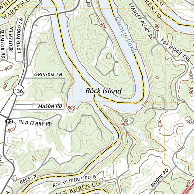 United States Geological Survey Doyle, TN (2022, 24000-Scale) digital map