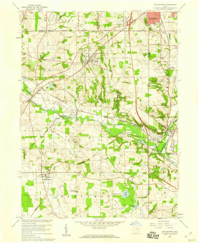 United States Geological Survey Doylestown, OH (1958, 24000-Scale) digital map