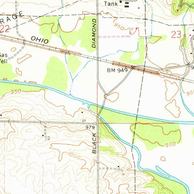 United States Geological Survey Doylestown, OH (1969, 24000-Scale) digital map