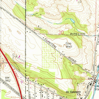 United States Geological Survey Doylestown, OH (1969, 24000-Scale) digital map
