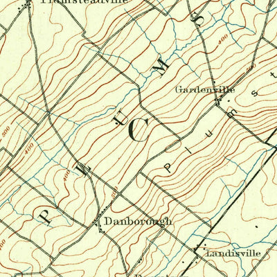 United States Geological Survey Doylestown, PA-NJ (1890, 62500-Scale) digital map