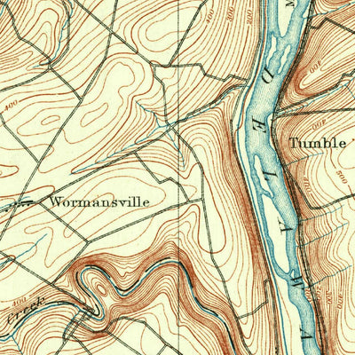 United States Geological Survey Doylestown, PA-NJ (1890, 62500-Scale) digital map