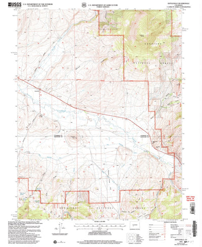 United States Geological Survey Doyleville, CO (2001, 24000-Scale) digital map