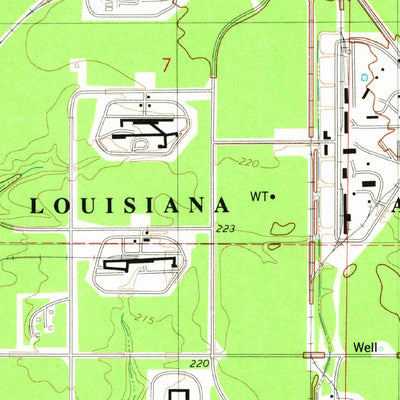 United States Geological Survey Doyline, LA (1981, 24000-Scale) digital map