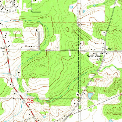 United States Geological Survey Doyline, LA (1981, 24000-Scale) digital map