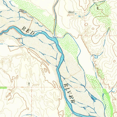 United States Geological Survey Dozier, TX (1964, 24000-Scale) digital map