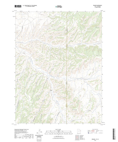 United States Geological Survey Dragon, UT (2023, 24000-Scale) digital map