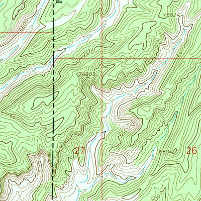 United States Geological Survey Dragon, UT-CO (1968, 24000-Scale) digital map