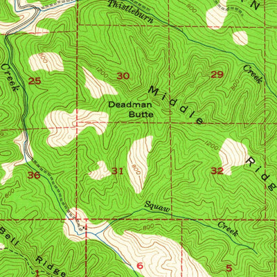 United States Geological Survey Drain, OR (1954, 62500-Scale) digital map