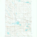 United States Geological Survey Drake NW, ND (1958, 24000-Scale) digital map